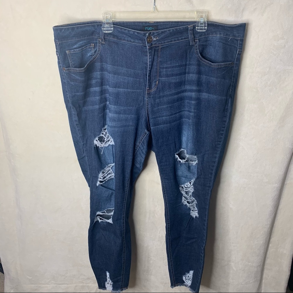 Rue21 Distressed Cropped Jegging